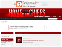 Tablet Screenshot of homeofthechiefs.com